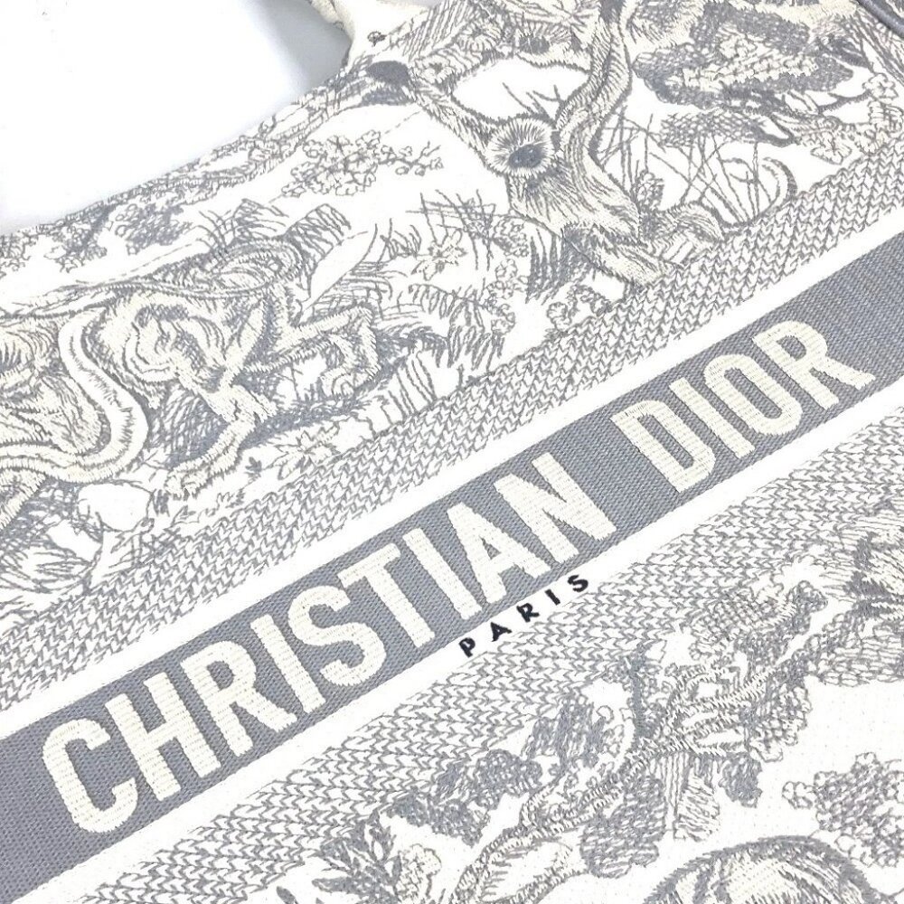 Dior M1286ZTDT_M20I Toile de Jouy embroidery book tote large Hand Bag Tote Bag - Picture 8 of 11